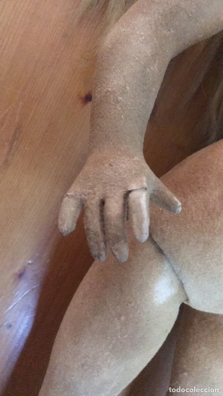 Mu&ntilde;eca espa&ntilde;ola clasica: mu&ntilde;eca flocada de florido. a&ntilde;os 60 - Foto 4