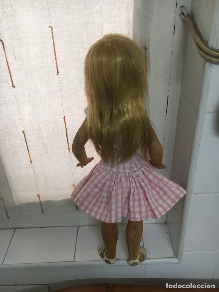 Mu&ntilde;eca espa&ntilde;ola clasica: mu&ntilde;eca flocada de florido. a&ntilde;os 60 - Foto 11