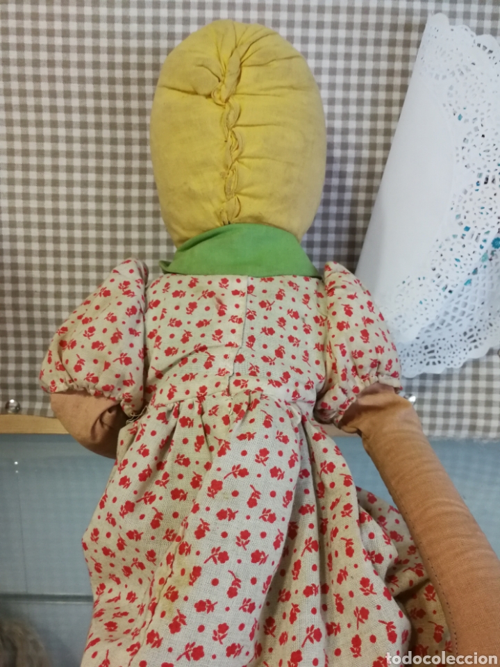 Mu&ntilde;eca espa&ntilde;ola clasica: MU&Ntilde;ECA TRAPO A&Ntilde;OS 40 CARA CELULOIDE - Foto 4