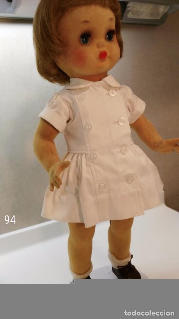 Mu&ntilde;eca espa&ntilde;ola clasica: Mu&ntilde;eca flocada de Florido con caja - Foto 1