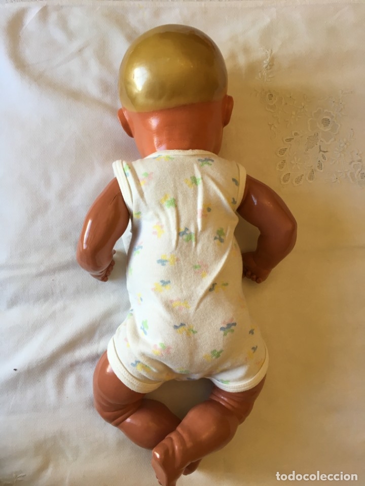 Mu&ntilde;eca espa&ntilde;ola clasica: Mu&ntilde;eca Mu&ntilde;eco Celuloide Bebe Antiguo Antigua - Foto 2