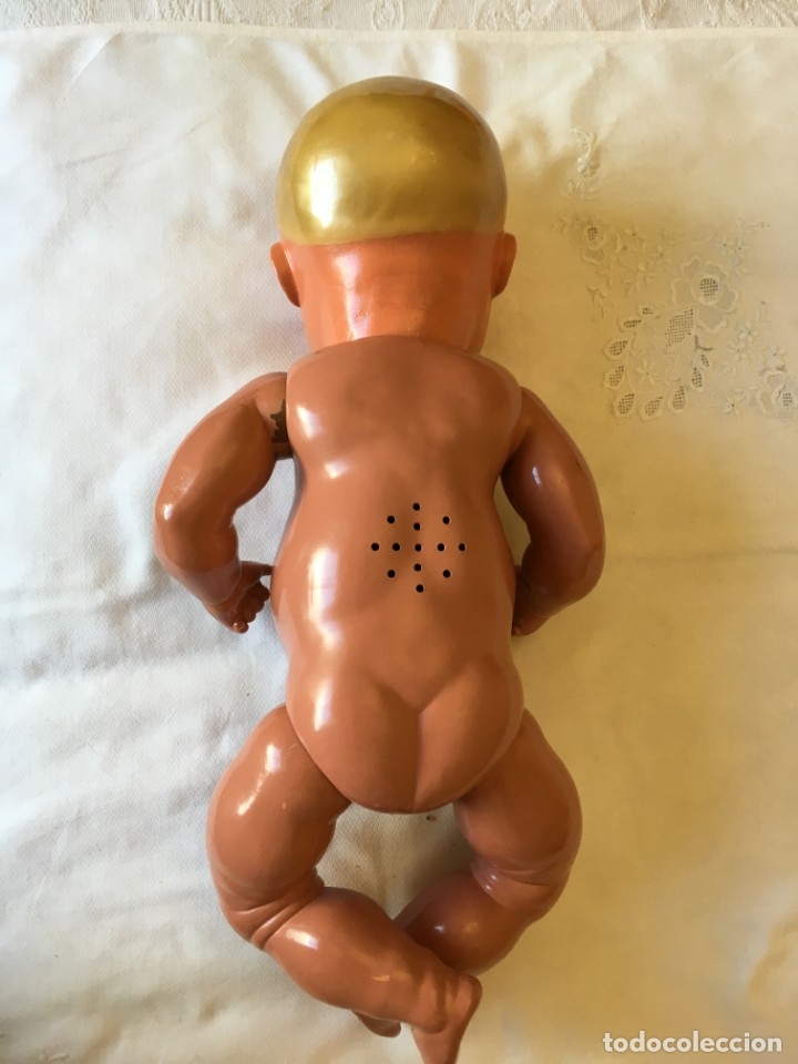Mu&ntilde;eca espa&ntilde;ola clasica: Mu&ntilde;eca Mu&ntilde;eco Celuloide Bebe Antiguo Antigua - Foto 4
