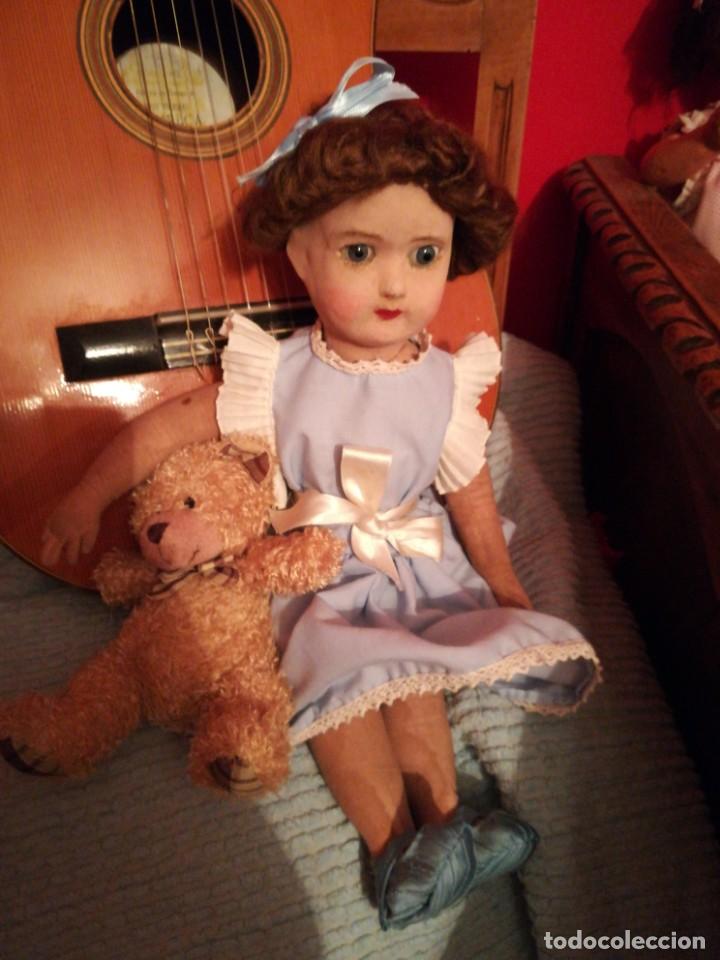 Mu&ntilde;eca espa&ntilde;ola clasica: Mu&ntilde;eca cart&oacute;n y tela - Foto 2
