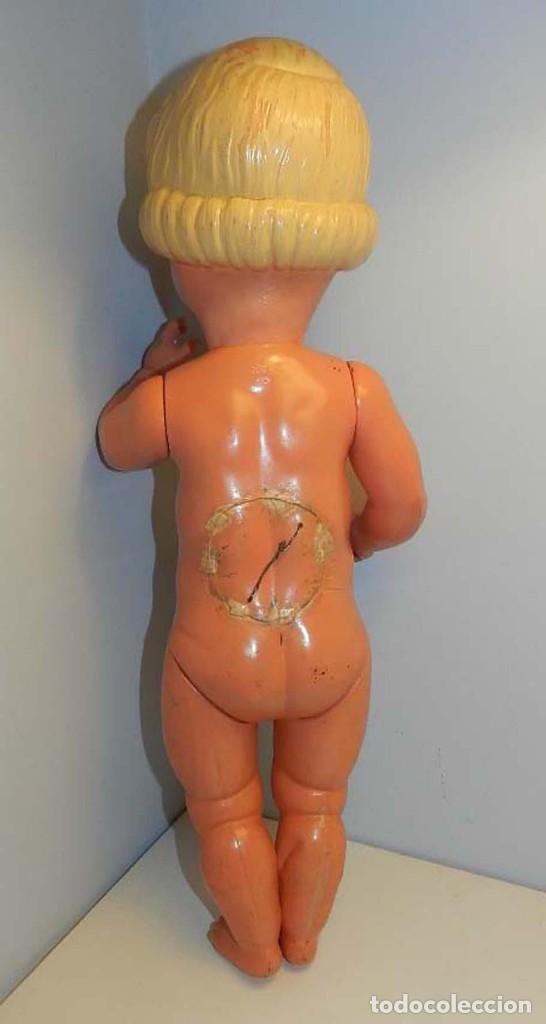 Mu&ntilde;eca espa&ntilde;ola clasica: MU&Ntilde;ECA DE CELULOIDE DE LA CASA ICSA-FINALES DE LOS 40- MIDE 48 CM - MARCADA EN LA NUCA CON EL LOGO - Foto 7