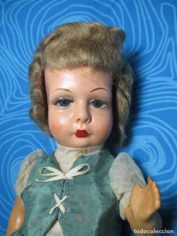 Mu&ntilde;eca espa&ntilde;ola clasica: ANTIGUA MU&Ntilde;ECA COMPOSICION 34 CM. - Foto 1