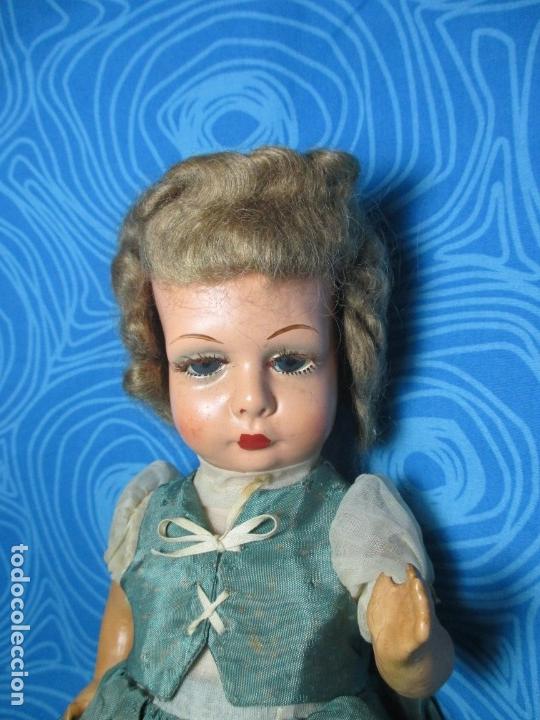 Mu&ntilde;eca espa&ntilde;ola clasica: ANTIGUA MU&Ntilde;ECA COMPOSICION 34 CM. - Foto 3