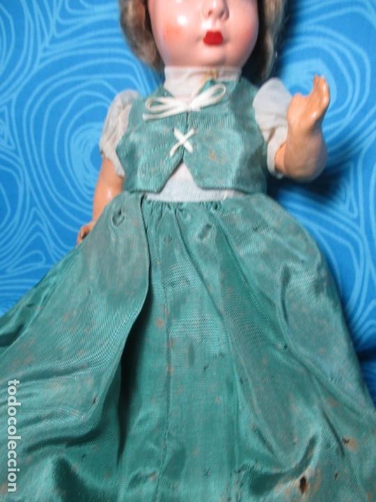 Mu&ntilde;eca espa&ntilde;ola clasica: ANTIGUA MU&Ntilde;ECA COMPOSICION 34 CM. - Foto 4
