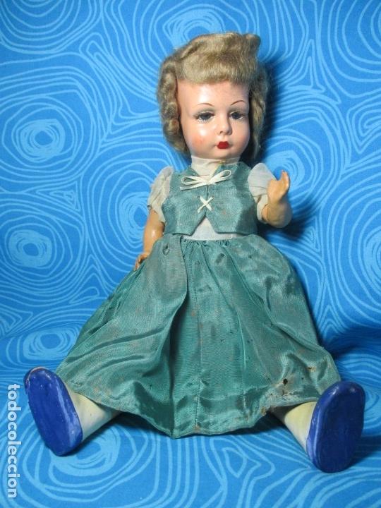 Mu&ntilde;eca espa&ntilde;ola clasica: ANTIGUA MU&Ntilde;ECA COMPOSICION 34 CM. - Foto 5