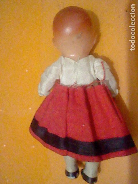 Mu&ntilde;eca espa&ntilde;ola clasica: MU&Ntilde;ECA MU&Ntilde;ECO OJOS PINTADOS CELULOIDE 13 CMS - Foto 2