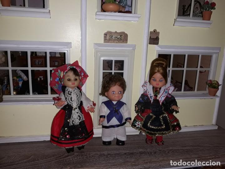 Mu&ntilde;eca espa&ntilde;ola clasica: Lote de 3 Mu&ntilde;equitas celuloide - Foto 1