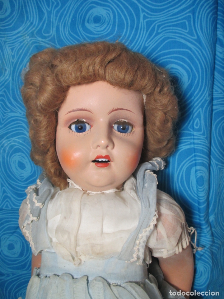 Mu&ntilde;eca espa&ntilde;ola clasica: ANTIGUA MU&Ntilde;ECA COMPOSICION , 63 CM - Foto 1