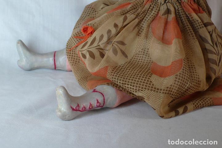 Mu&ntilde;eca espa&ntilde;ola clasica: mu&ntilde;eca de cart&oacute;n piedra - Foto 3