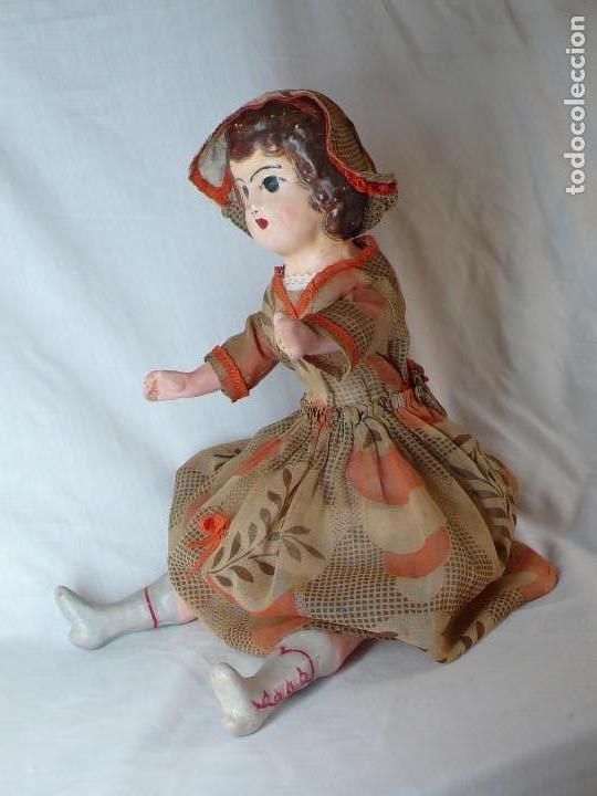 Mu&ntilde;eca espa&ntilde;ola clasica: mu&ntilde;eca de cart&oacute;n piedra - Foto 4