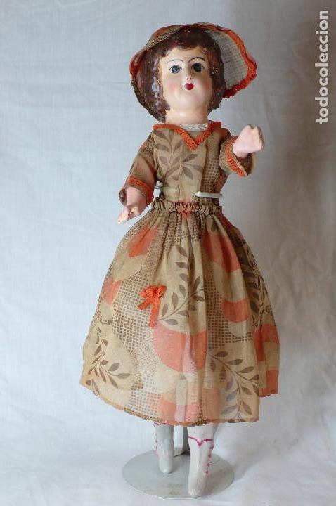 Mu&ntilde;eca espa&ntilde;ola clasica: mu&ntilde;eca de cart&oacute;n piedra - Foto 1
