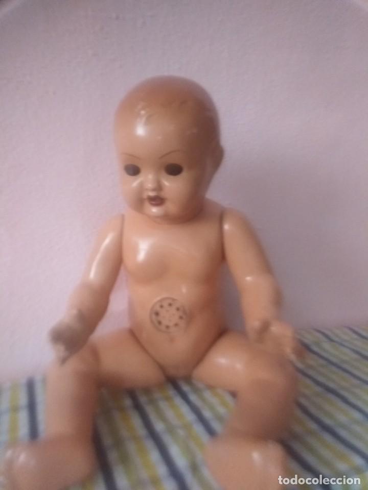Mu&ntilde;eca espa&ntilde;ola clasica: Mu&ntilde;eca de pl&aacute;stico duro antigua - Foto 2