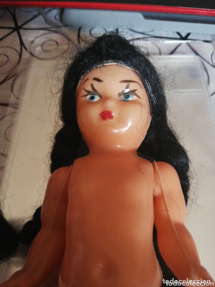 Mu&ntilde;eca espa&ntilde;ola clasica: Mu&ntilde;eca de pl&aacute;stico antigua - Foto 1