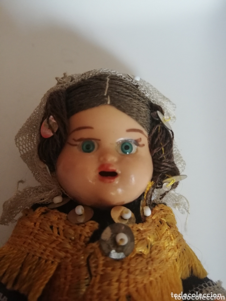 Mu&ntilde;eca espa&ntilde;ola clasica: Peque&ntilde;a mu&ntilde;eca Valenciana de celuloide - Foto 2