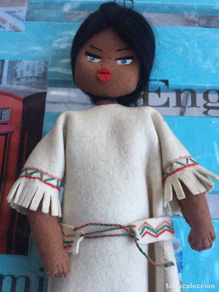 Mu&ntilde;eca espa&ntilde;ola clasica: Mu&ntilde;eca fieltro India. - Foto 2
