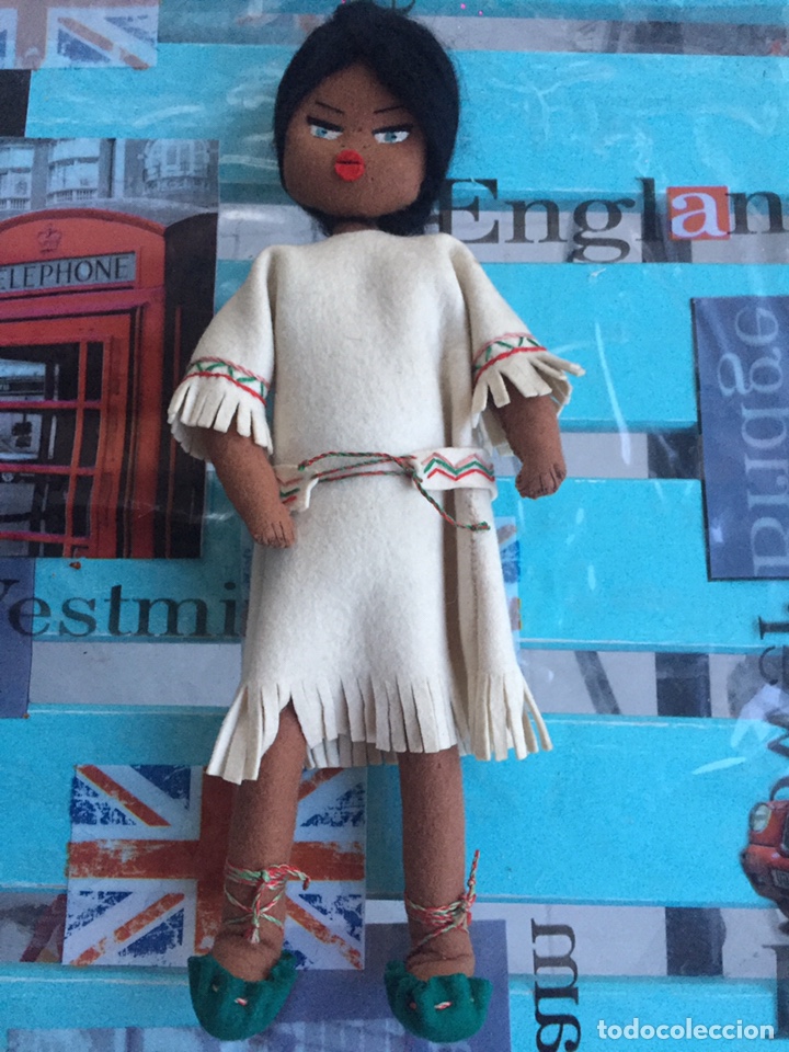 Mu&ntilde;eca espa&ntilde;ola clasica: Mu&ntilde;eca fieltro India. - Foto 1