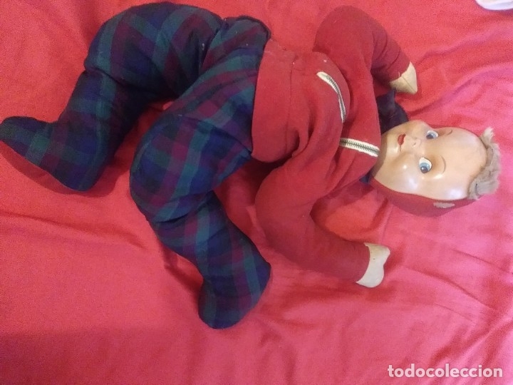 Mu&ntilde;eca espa&ntilde;ola clasica: ANTIGUO MU&Ntilde;ECO CABEZA CELULOIDE - Foto 4