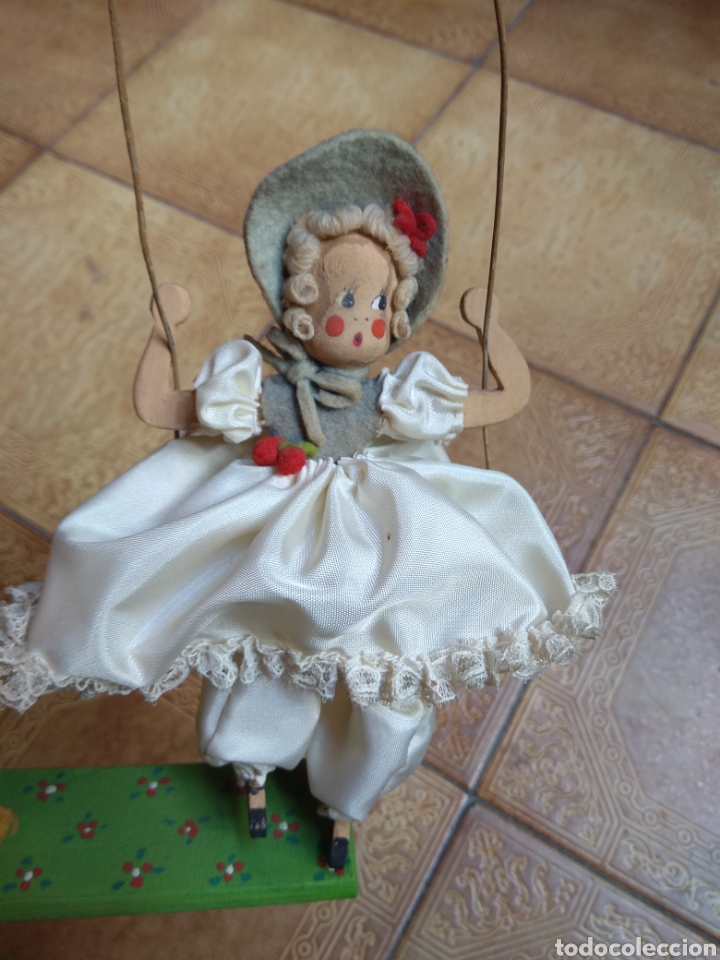 Mu&ntilde;eca espa&ntilde;ola clasica: Antigua Mu&ntilde;eca con Columpio - Foto 9