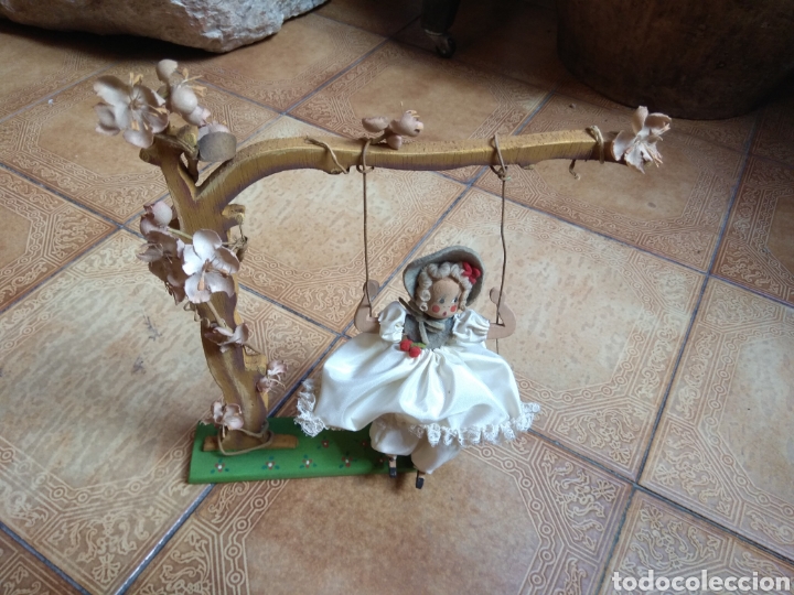 Mu&ntilde;eca espa&ntilde;ola clasica: Antigua Mu&ntilde;eca con Columpio - Foto 10