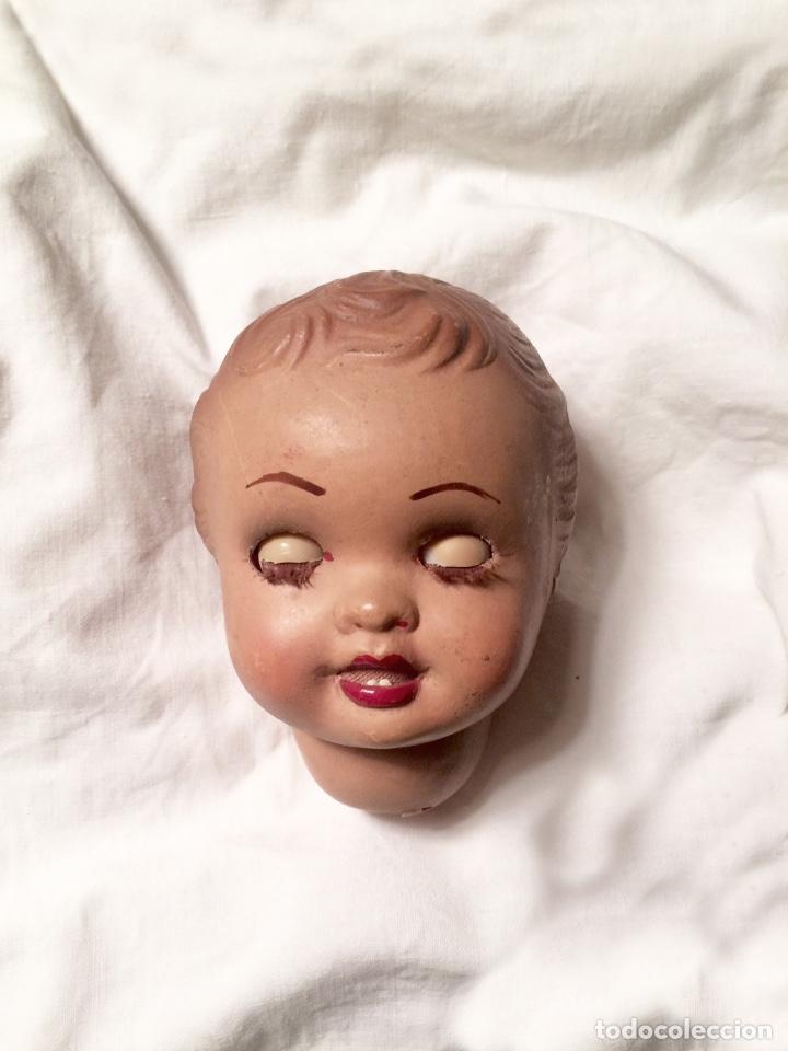 Mu&ntilde;eca espa&ntilde;ola clasica: Cabeza de celuloide. 10 cm de altura - Foto 2