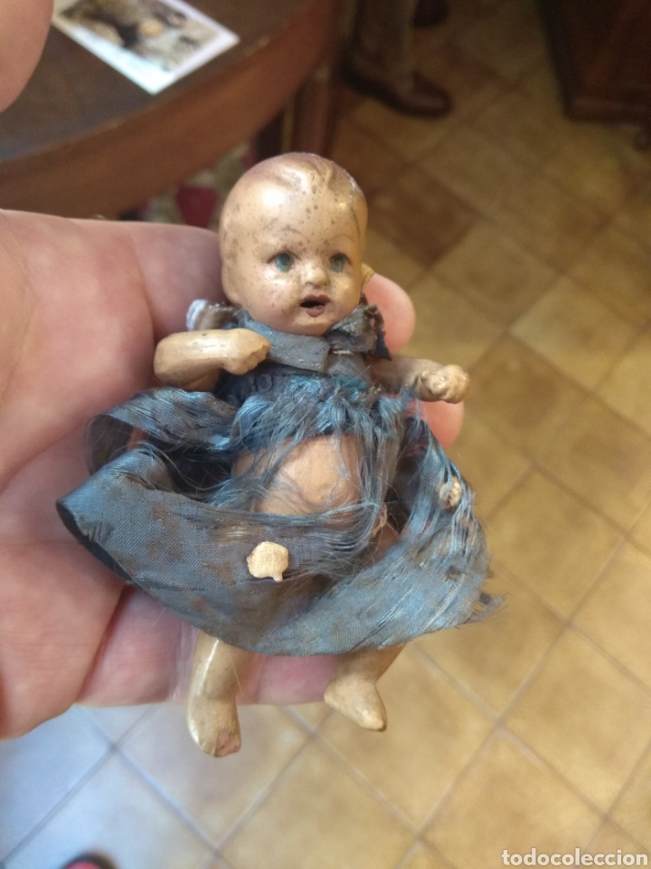 Mu&ntilde;eca espa&ntilde;ola clasica: Antigua Mu&ntilde;eca de Terracota - Foto 3
