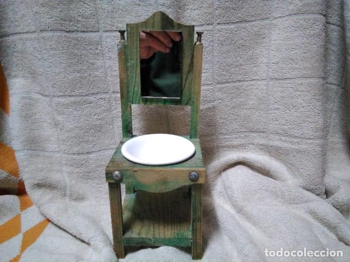 Mu&ntilde;eca espa&ntilde;ola clasica: Palancanero en madera para casa de mu&ntilde;ecas - Foto 1