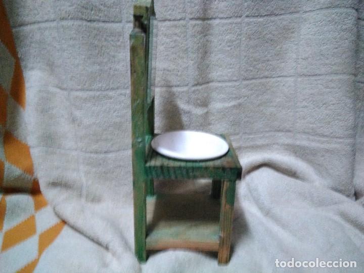 Mu&ntilde;eca espa&ntilde;ola clasica: Palancanero en madera para casa de mu&ntilde;ecas - Foto 2