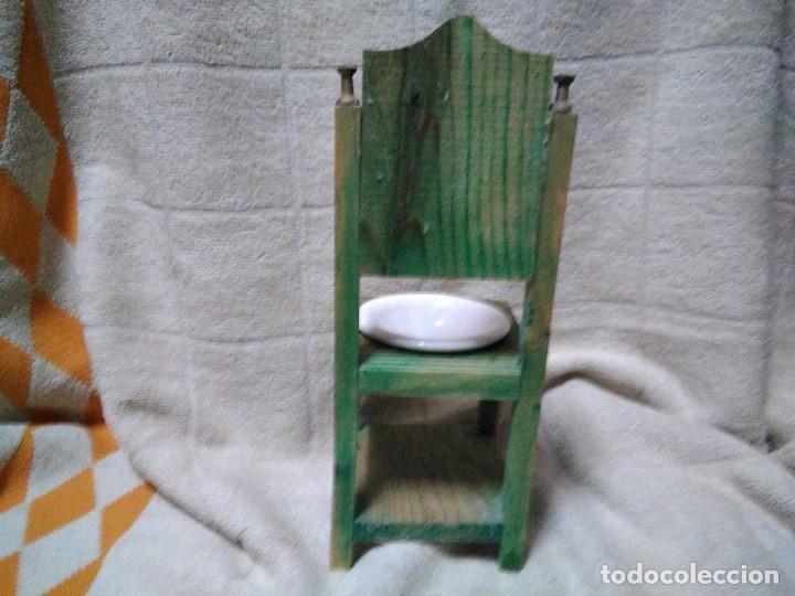 Mu&ntilde;eca espa&ntilde;ola clasica: Palancanero en madera para casa de mu&ntilde;ecas - Foto 3