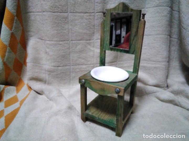 Mu&ntilde;eca espa&ntilde;ola clasica: Palancanero en madera para casa de mu&ntilde;ecas - Foto 4