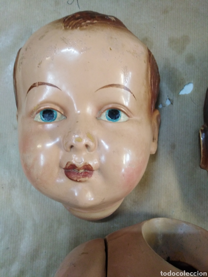 Mu&ntilde;eca espa&ntilde;ola clasica: Antiguo mu&ntilde;eco de celuloide a&ntilde;os 30 - Foto 8