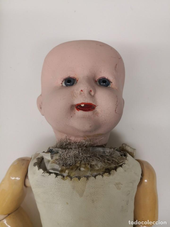 Mu&ntilde;eca espa&ntilde;ola clasica: Mu&ntilde;eca en piel de cabritilla. - Foto 4