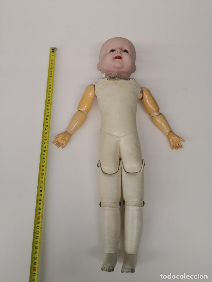 Mu&ntilde;eca espa&ntilde;ola clasica: Mu&ntilde;eca en piel de cabritilla. - Foto 1