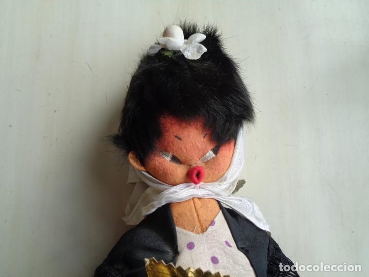 Mu&ntilde;eca espa&ntilde;ola clasica: ANTIGUA MU&Ntilde;ECA CHULAPA DE TRAPO - Foto 2