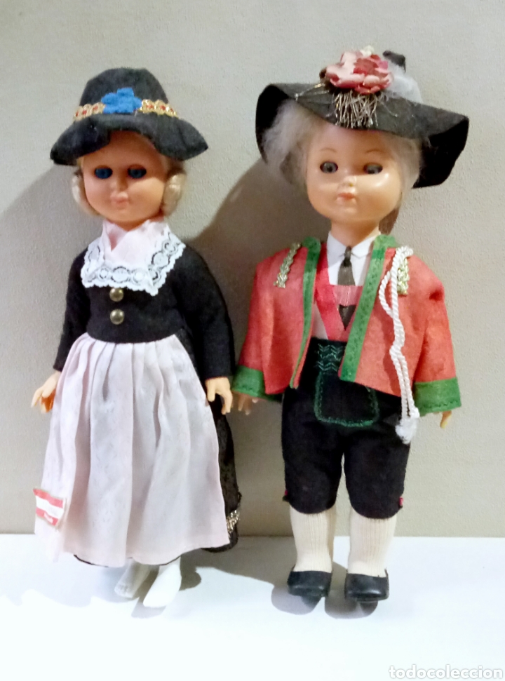 Mu&ntilde;eca espa&ntilde;ola clasica: Pareja mu&ntilde;ecos t&iacute;picos Austria - Foto 1