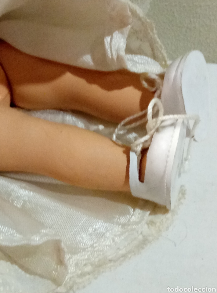 Mu&ntilde;eca espa&ntilde;ola clasica: Mu&ntilde;eca comuni&oacute;n celuloide a&ntilde;os 40 - Foto 3
