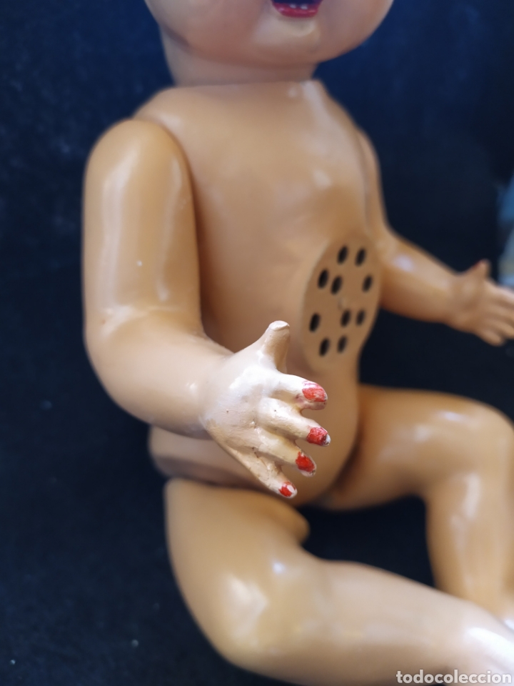 Mu&ntilde;eca espa&ntilde;ola clasica: Antiguo mu&ntilde;eco beb&eacute; de celuloide y composici&oacute;n. - Foto 8