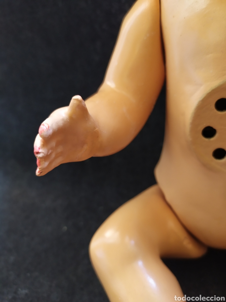 Mu&ntilde;eca espa&ntilde;ola clasica: Antiguo mu&ntilde;eco beb&eacute; de celuloide y composici&oacute;n. - Foto 10