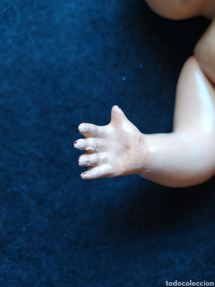 Mu&ntilde;eca espa&ntilde;ola clasica: Antiguo mu&ntilde;eco beb&eacute; de celuloide y composici&oacute;n. - Foto 14