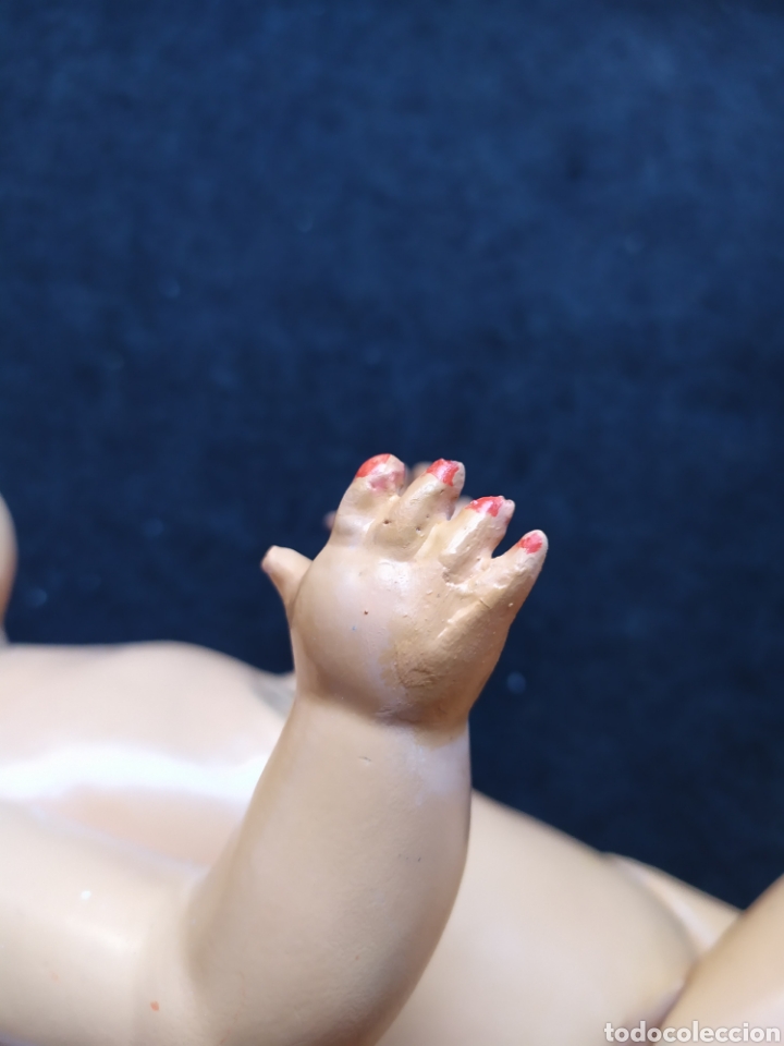 Mu&ntilde;eca espa&ntilde;ola clasica: Antiguo mu&ntilde;eco beb&eacute; de celuloide y composici&oacute;n. - Foto 15