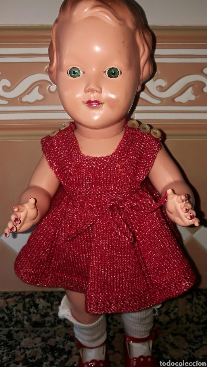 Mu&ntilde;eca espa&ntilde;ola clasica: ANTIGUA MU&Ntilde;ECA SELULOIDE - Foto 2