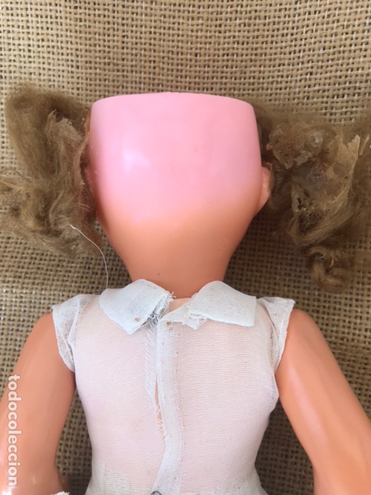 Mu&ntilde;eca espa&ntilde;ola clasica: Mu&ntilde;eca celuloide y cart&oacute;n piedra primera comuni&oacute;n - Foto 11