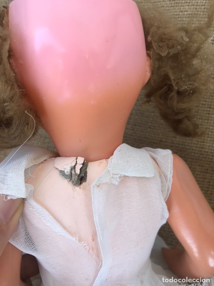 Mu&ntilde;eca espa&ntilde;ola clasica: Mu&ntilde;eca celuloide y cart&oacute;n piedra primera comuni&oacute;n - Foto 13