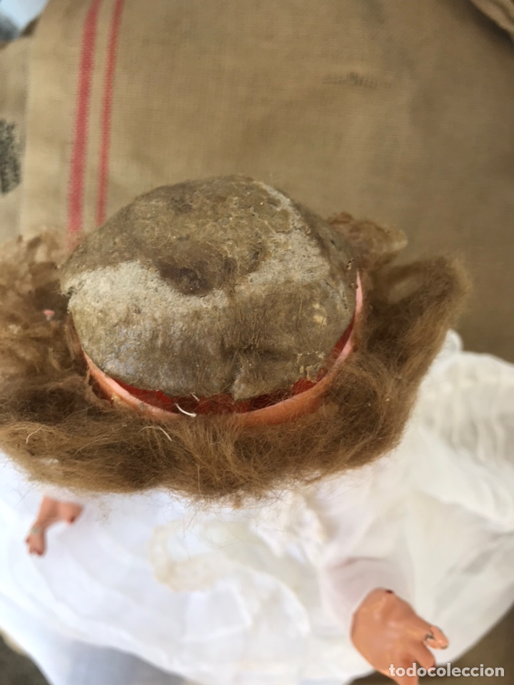 Mu&ntilde;eca espa&ntilde;ola clasica: Mu&ntilde;eca celuloide y cart&oacute;n piedra primera comuni&oacute;n - Foto 27