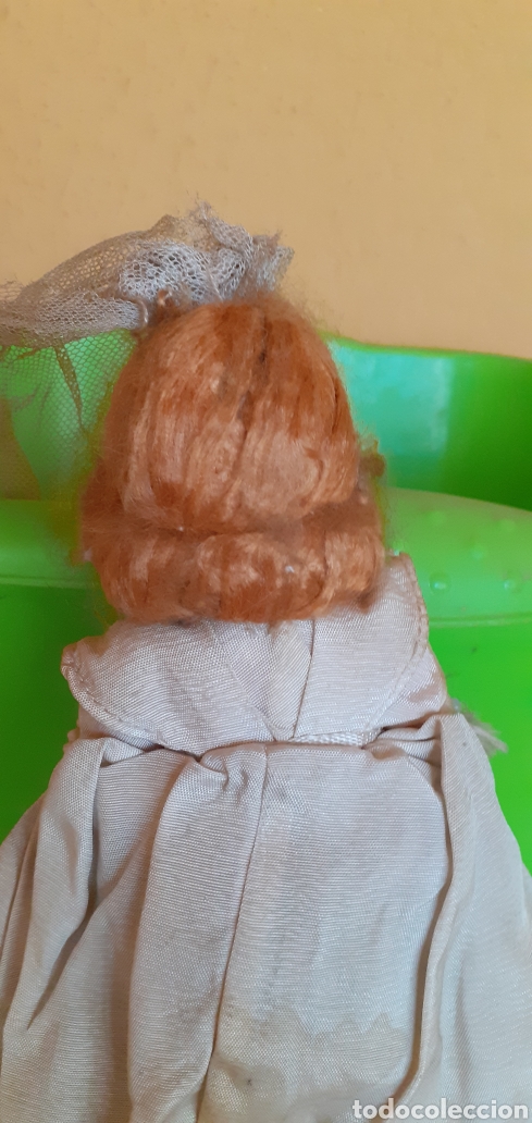 Mu&ntilde;eca espa&ntilde;ola clasica: ANTIGUA MU&Ntilde;ECA DE COMUNION DE CELULOIDE CON SU ROSARIO - Foto 9