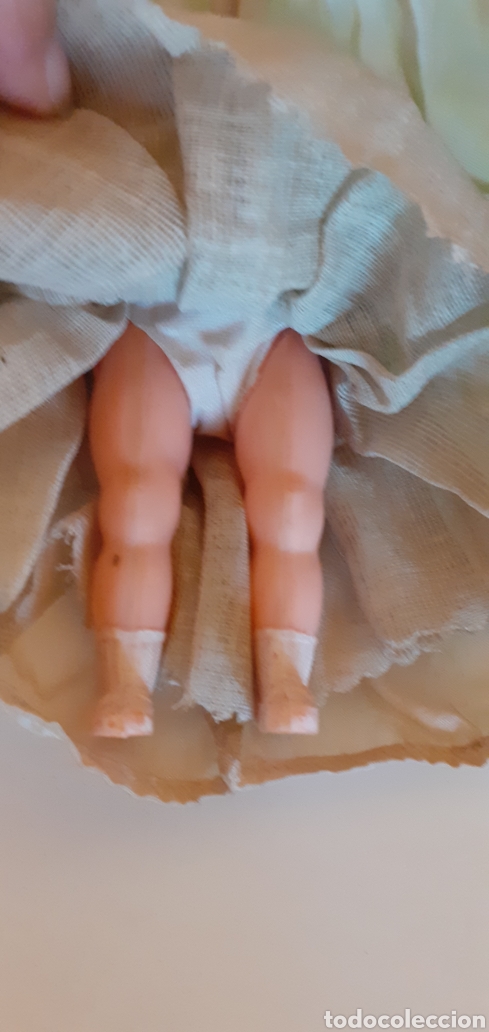 Mu&ntilde;eca espa&ntilde;ola clasica: ANTIGUA MU&Ntilde;ECA DE COMUNION DE CELULOIDE CON SU ROSARIO - Foto 13
