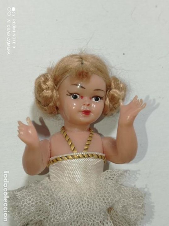Mu&ntilde;eca espa&ntilde;ola clasica: Mu&ntilde;eca bailarina celuloide de los a&ntilde;os 50 - Foto 1