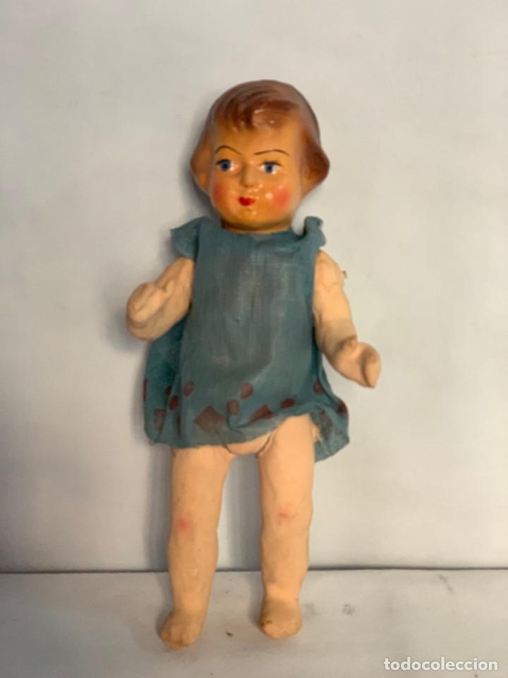 Mu&ntilde;eca espa&ntilde;ola clasica: mu&ntilde;eco de cart&oacute;n con vestidito - Foto 1